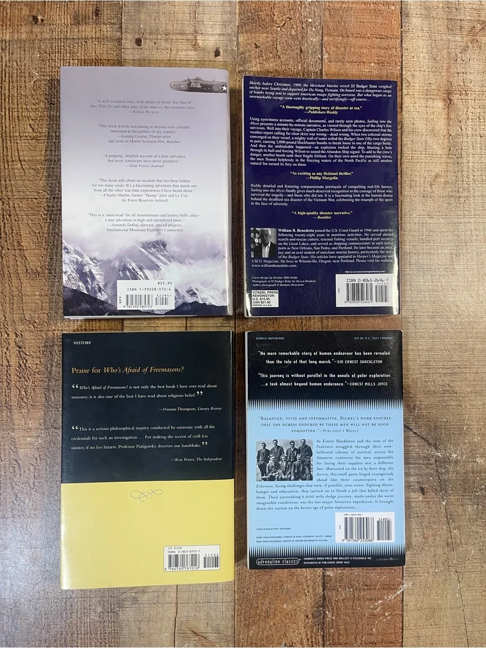 History Nonfiction Adventure Travel Book Bundle Maritime Biography Survival